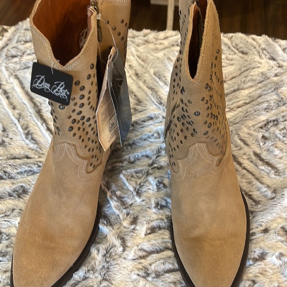 6. Dan Post Suede Stud Boots. New with tags from Sundance. - Picture 14 of 15
